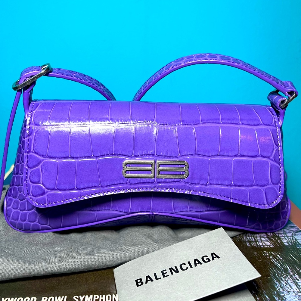 NWOT Balenciaga Purple Downtown Mini